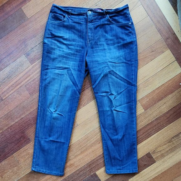 Gloria Vanderbilt Denim - Gloria Vanderbilt Classic High Rise Tapered Jeans Size 14 Short